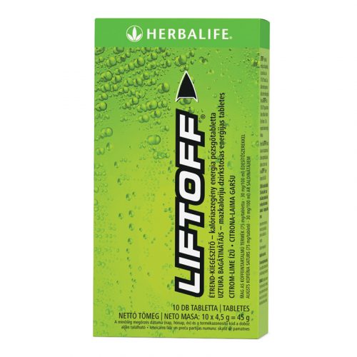 Herbalife LIFTOFF® Energia pezsgőtabletta Citrom-lime ízű 10 tabletta/doboz